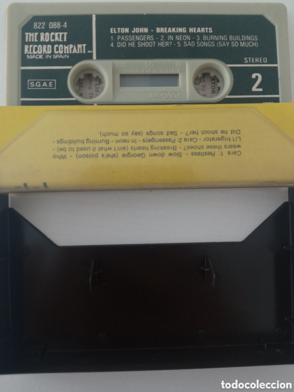 Casetes antiguos: Breaking hearts -Elton John - Foto 3