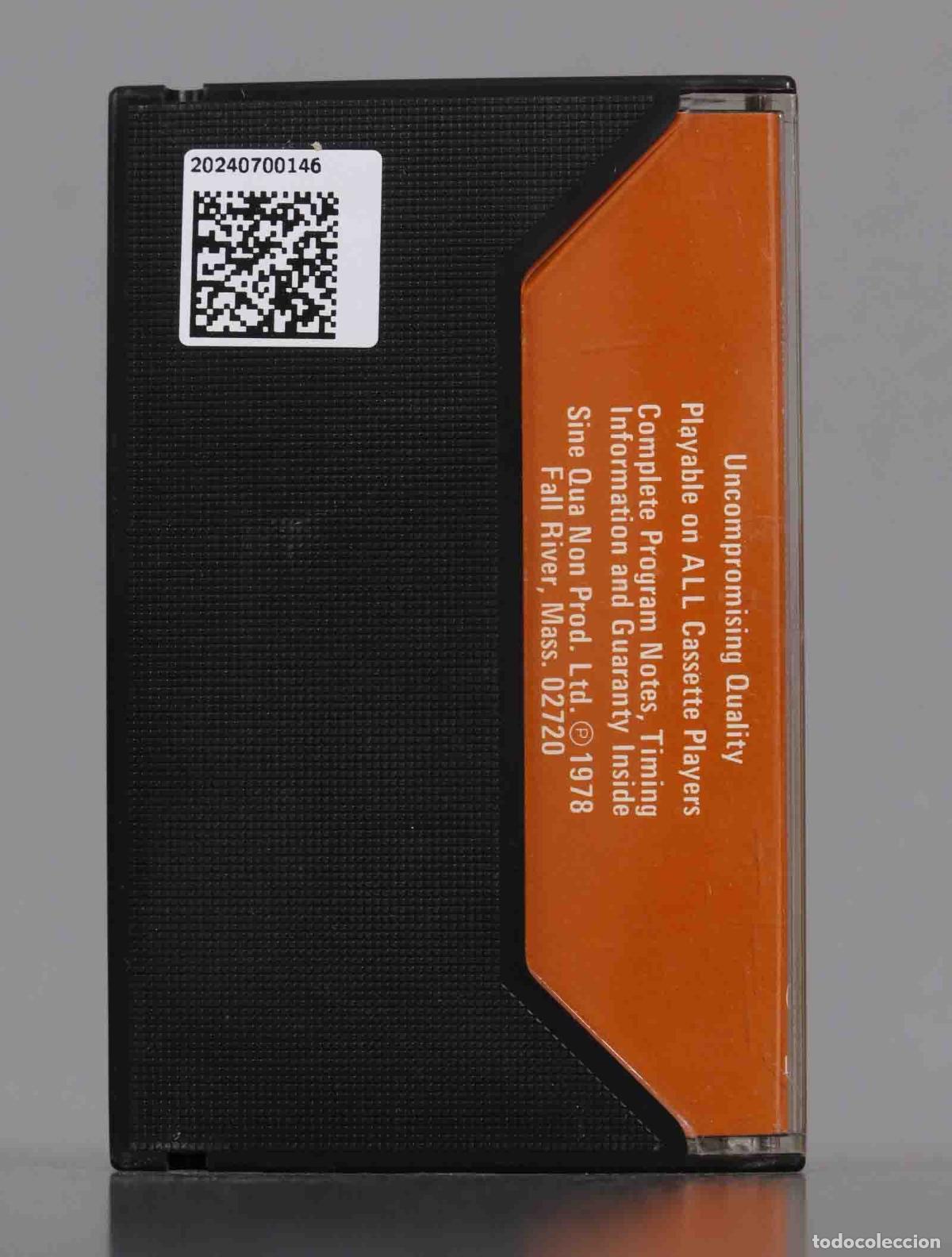 Casetes antiguos: CASSETTE. SERENADE FOR STRINGS IN C. SERENADE FOR STRINGS IN E. TCHAIKOVSKY. DVORAK. DOUATTE - Foto 2