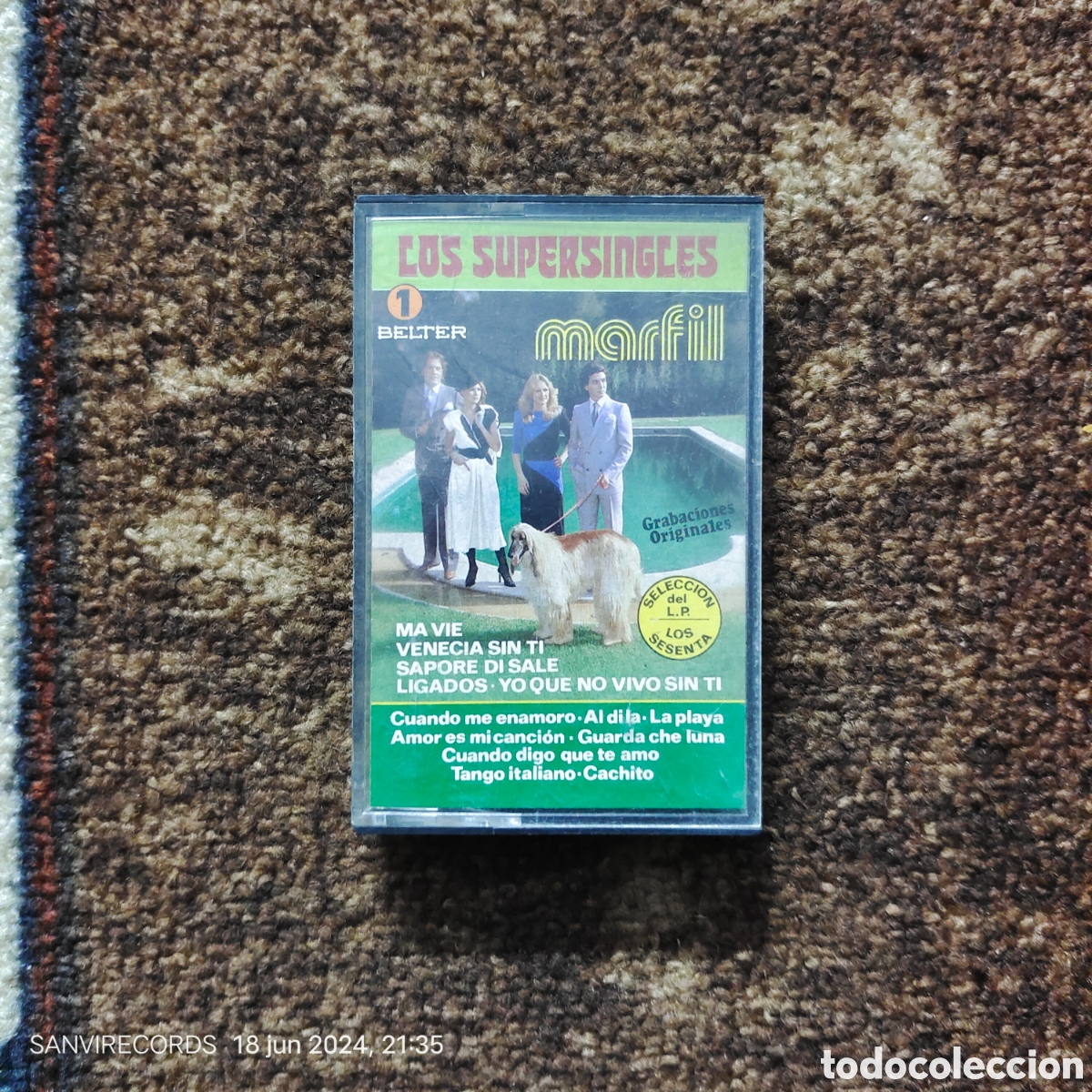 Cassettes Anciennes: CASETE, LOS SUPERSINGLES, MARFIL: MAE VIE...