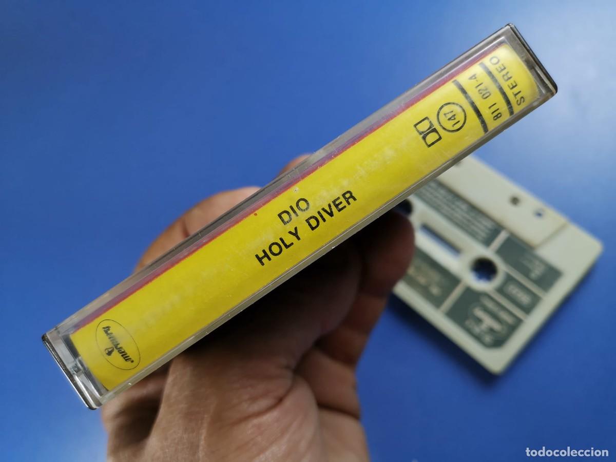 Casetes antiguos: DIO - HOLY DIVER - CASSETTE - CINTA - Foto 4
