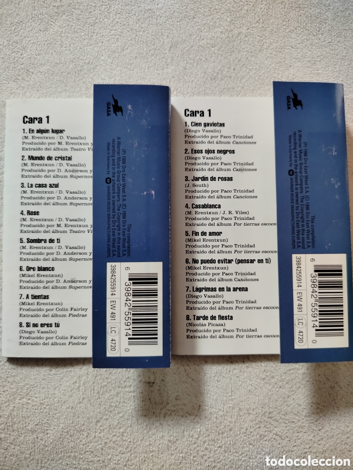 Casetes antiguos: 2xCassettes Duncan Dhu - Foto 3