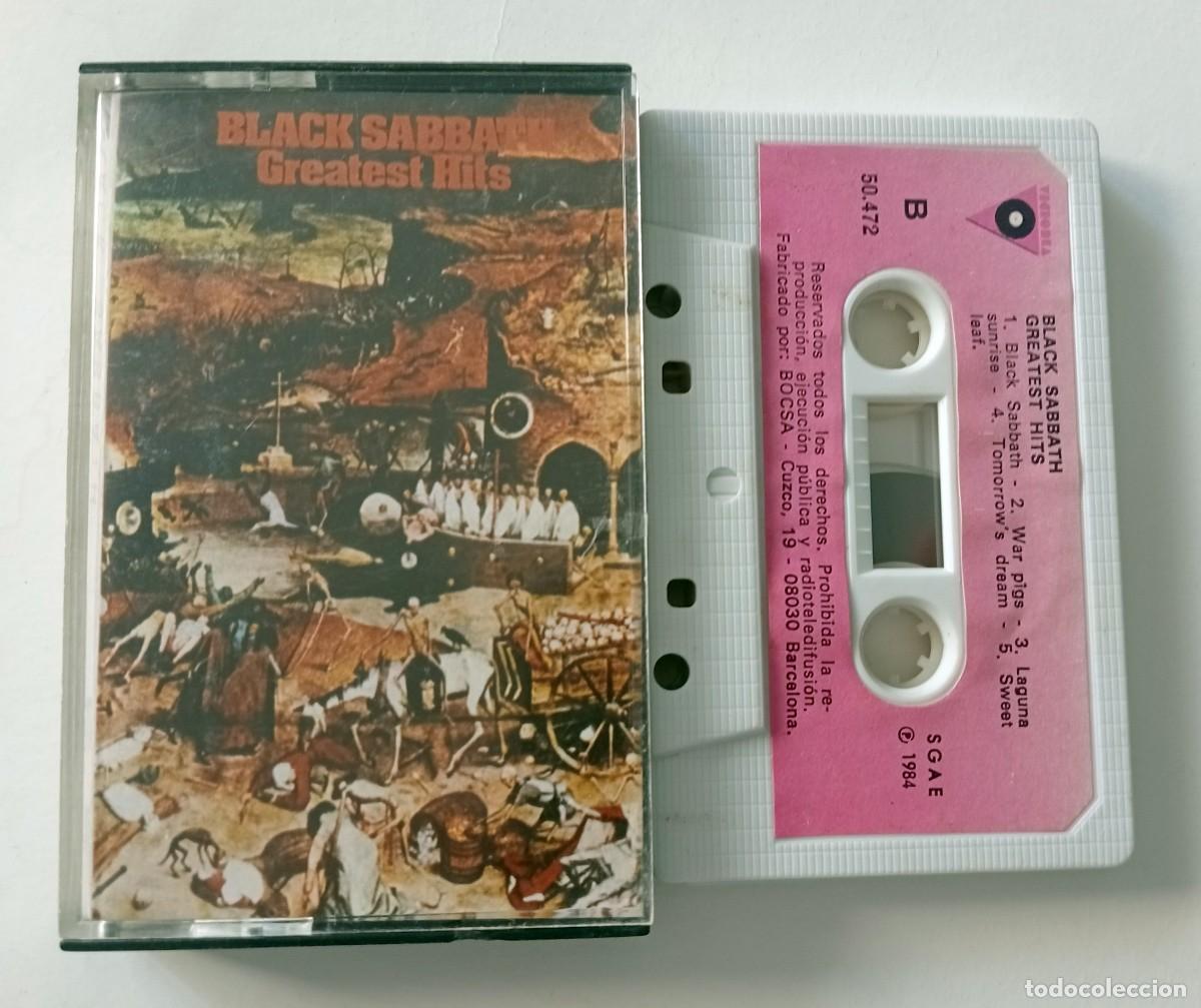 Casetes antiguos: CASSETTE BLACK SABBATH - GREATEST HITS - Foto 1