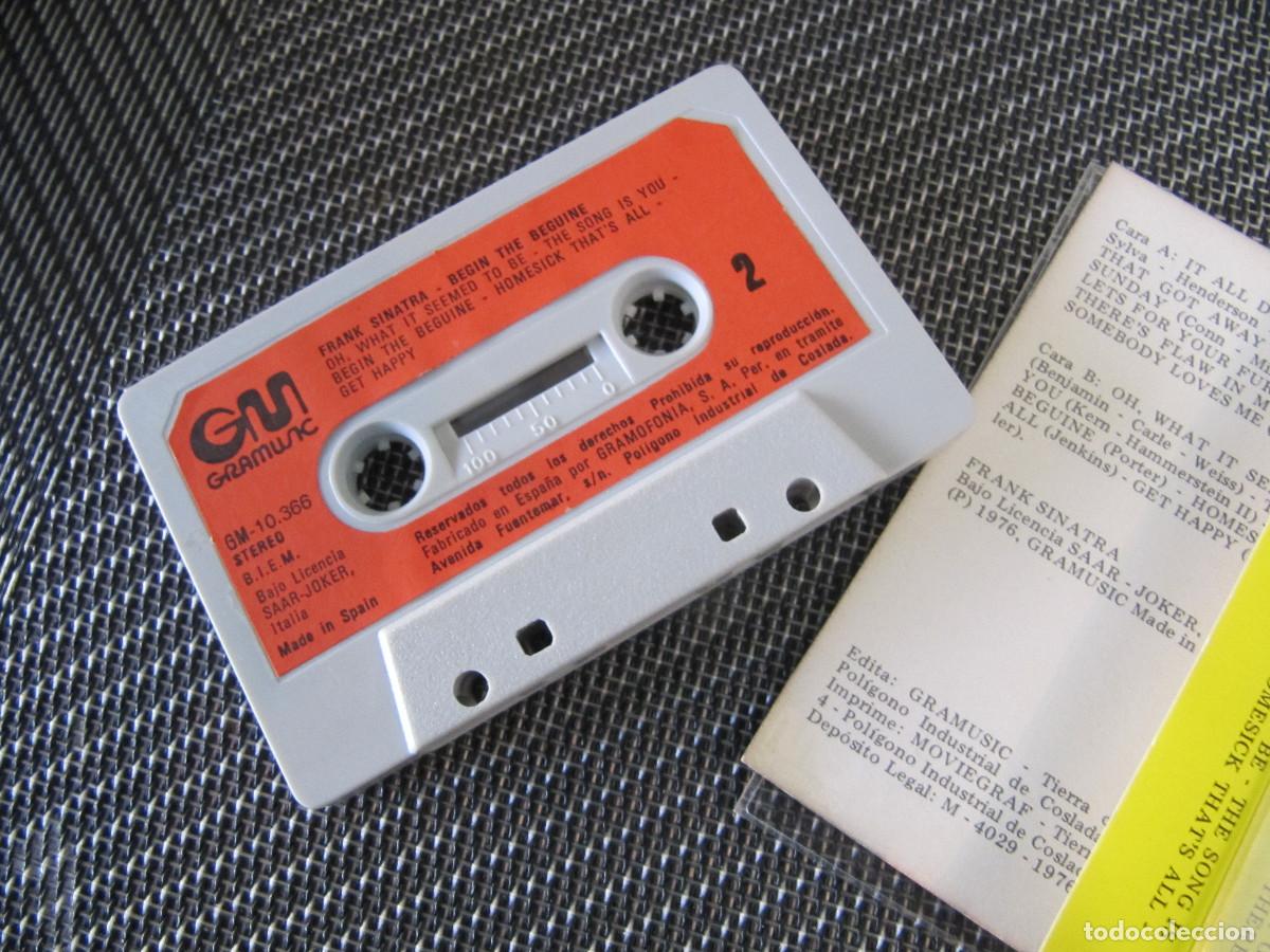 Casetes antiguos: CASSETTE FRANK SINATRA. BEGIN THE BEGUINE - Foto 2