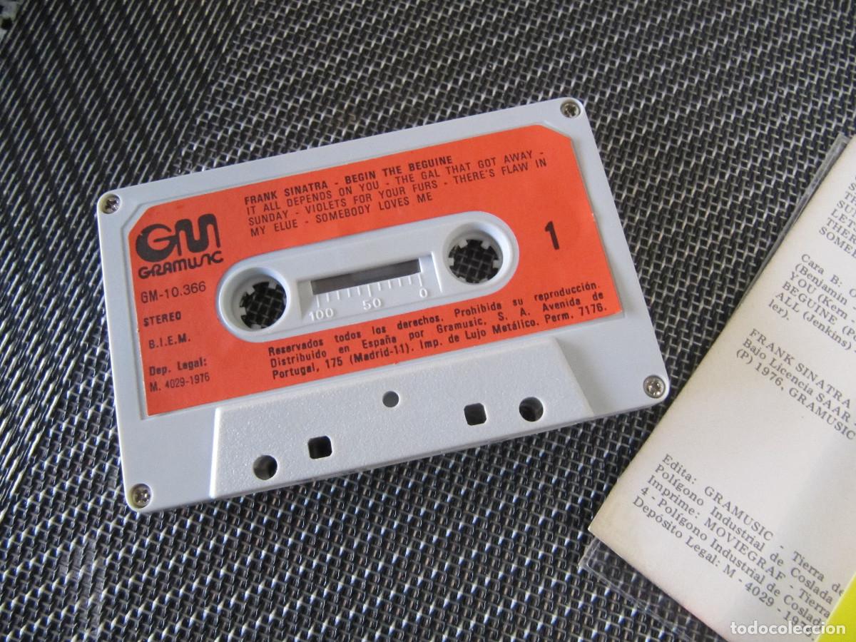 Casetes antiguos: CASSETTE FRANK SINATRA. BEGIN THE BEGUINE - Foto 3