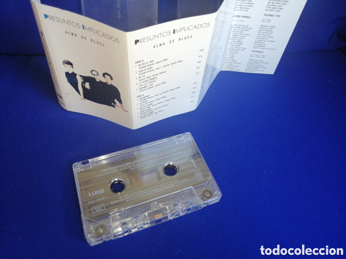 Casetes antiguos: PRESUNTOS IMPLICADOS /ALMA DE BLUES - Foto 2