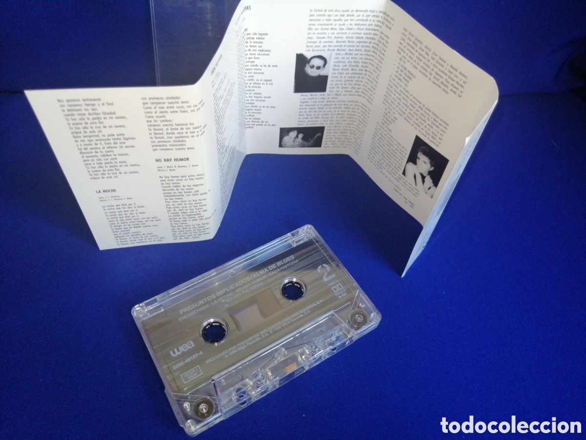Casetes antiguos: PRESUNTOS IMPLICADOS /ALMA DE BLUES - Foto 3