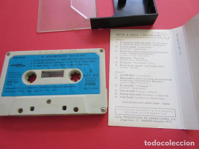 Casetes antiguos: CINTA CASSETTE CELENTANO ROCK & ROLL - Foto 2