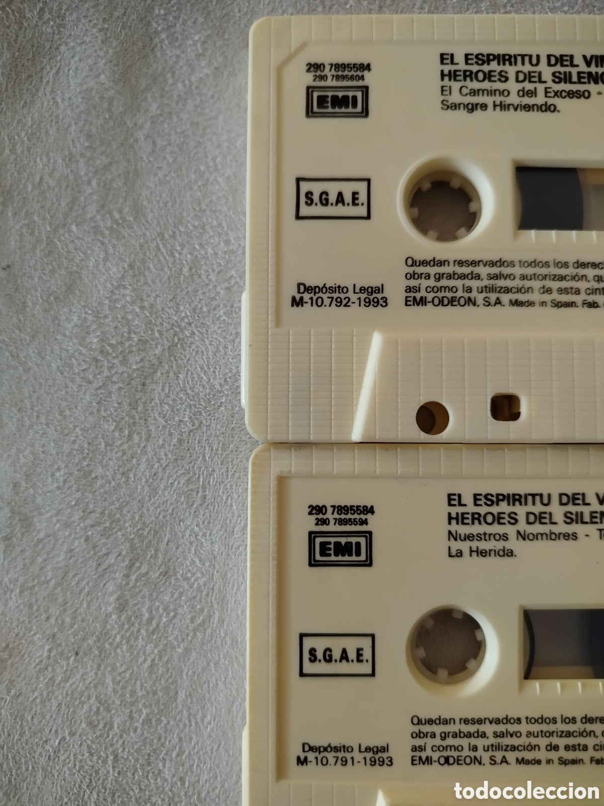 Casetes antiguos: H&eacute;roes del Silencio 2xCassetes - Foto 3