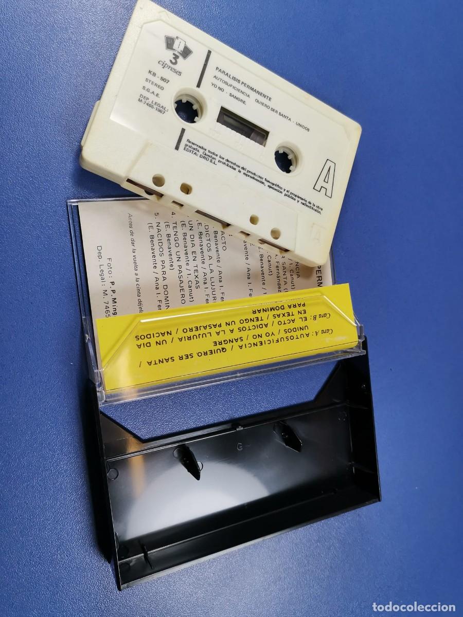 Casetes antiguos: PAR&Aacute;LISIS PERMANENTE - GRANDES &Eacute;XITOS - CASSETTE - Foto 5