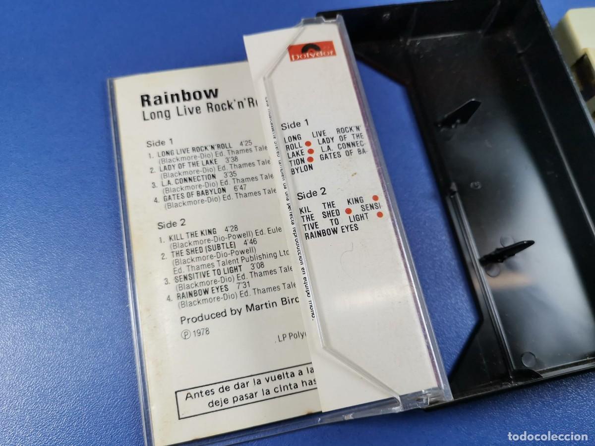 Casetes antiguos: RAINBOW - LONG LIVE ROCK N ROLL - POLYDOR - A&Ntilde;O 1978 - CASSETTE - Foto 7