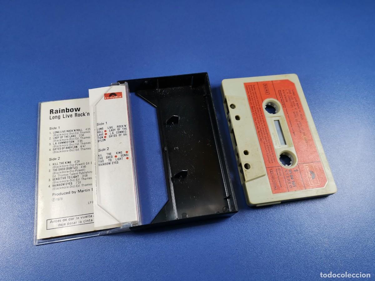 Casetes antiguos: RAINBOW - LONG LIVE ROCK N ROLL - POLYDOR - A&Ntilde;O 1978 - CASSETTE - Foto 8