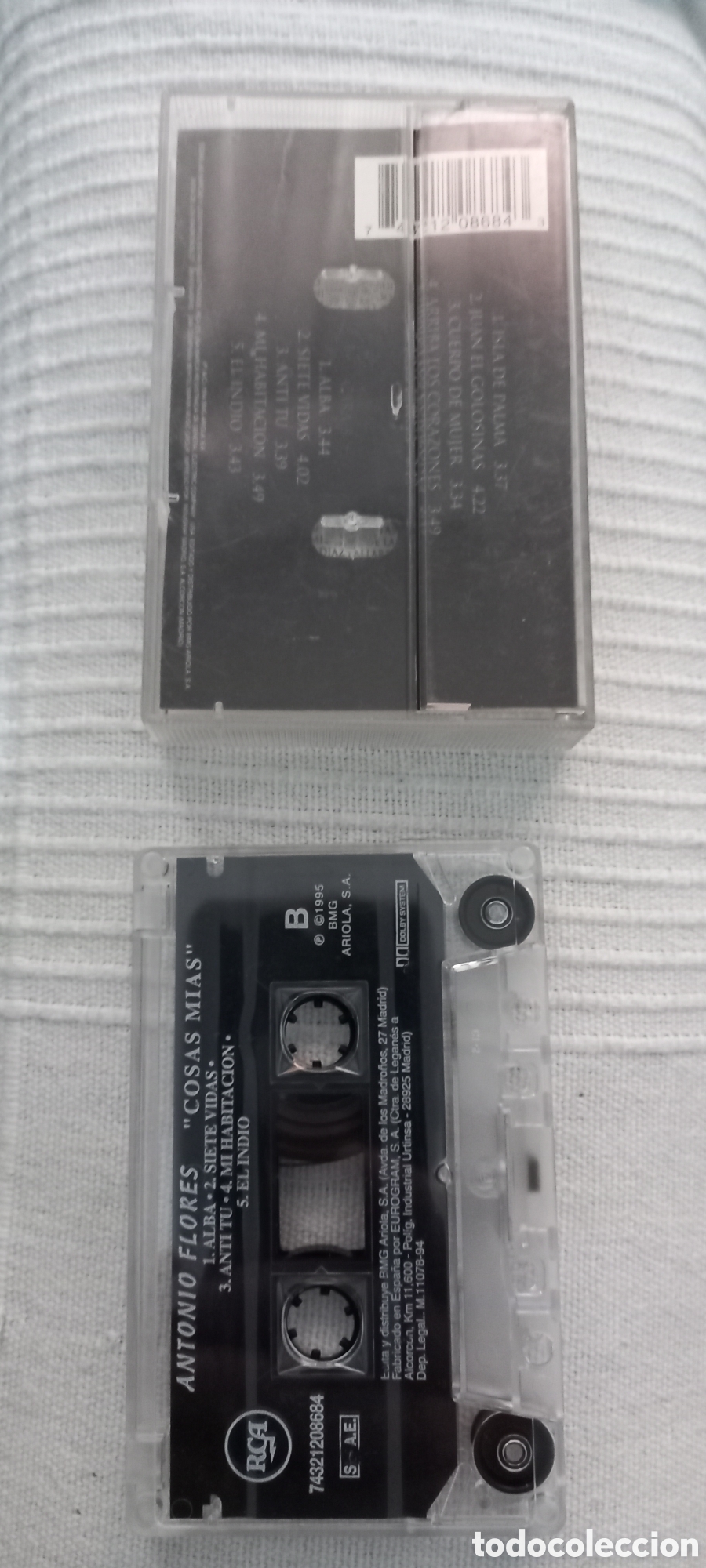 Casetes antiguos: Cassette Antonio Flores - Foto 3