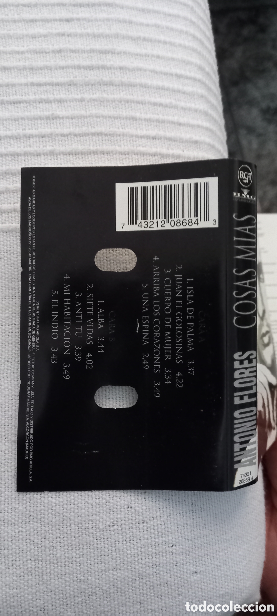 Casetes antiguos: Cassette Antonio Flores - Foto 4