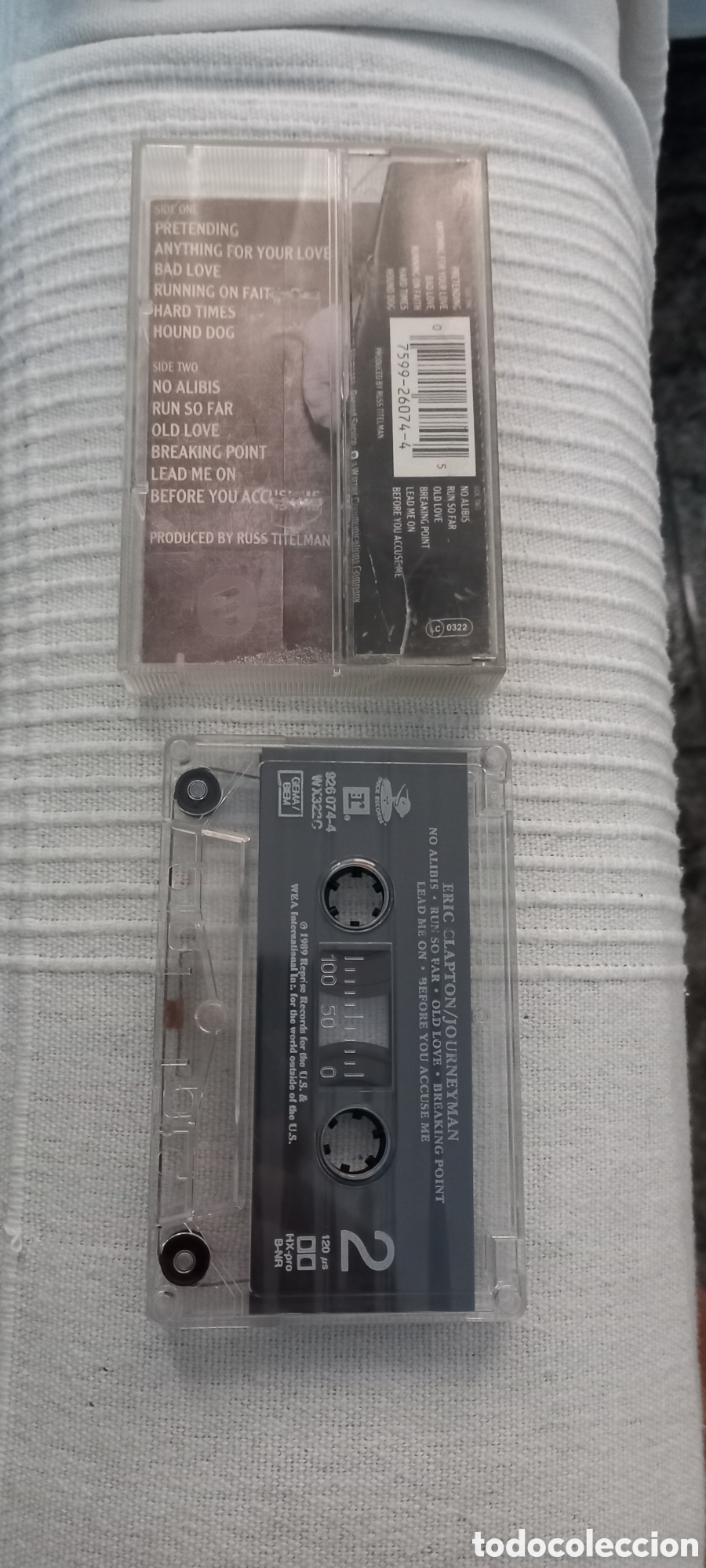 Casetes antiguos: Eric Clapton - Journeyman - Cassette - Foto 3