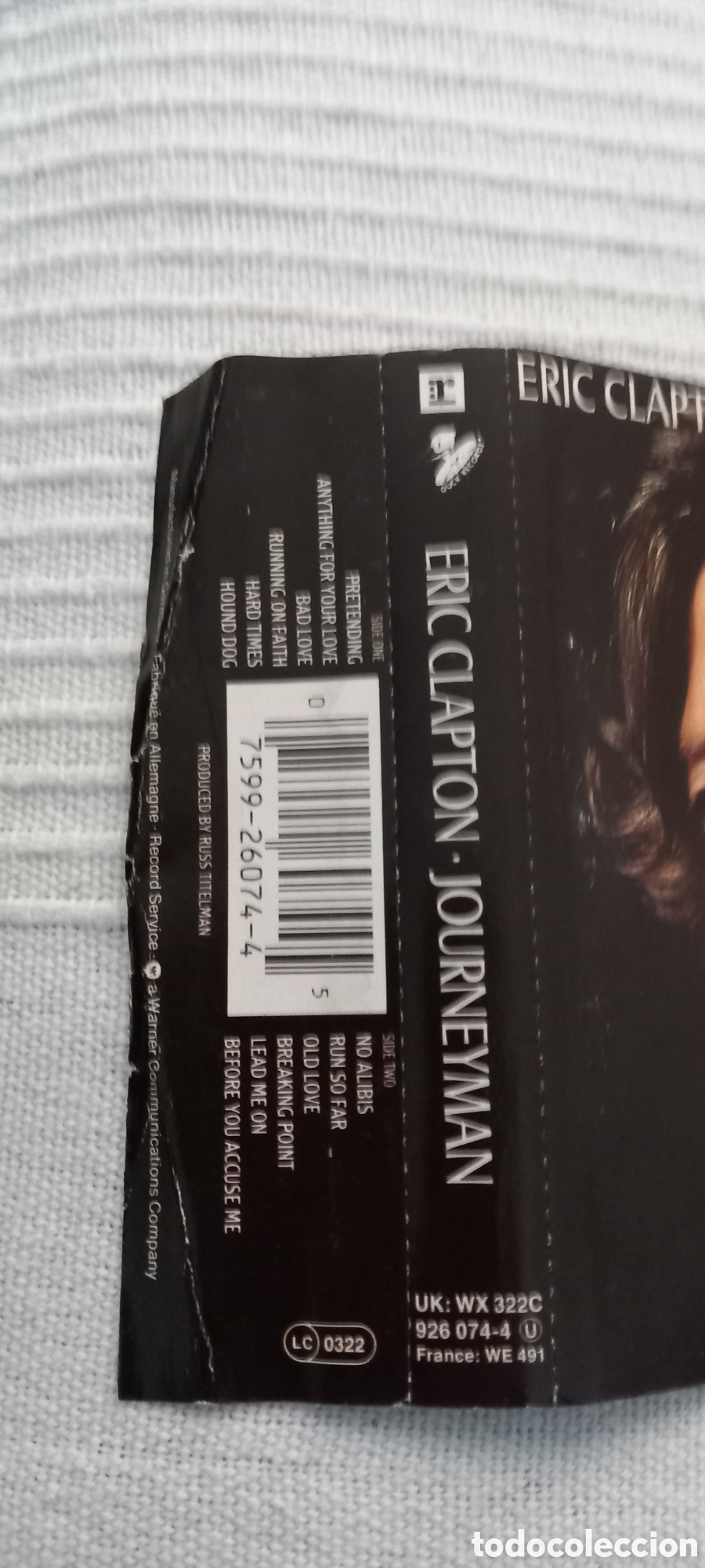 Casetes antiguos: Eric Clapton - Journeyman - Cassette - Foto 4