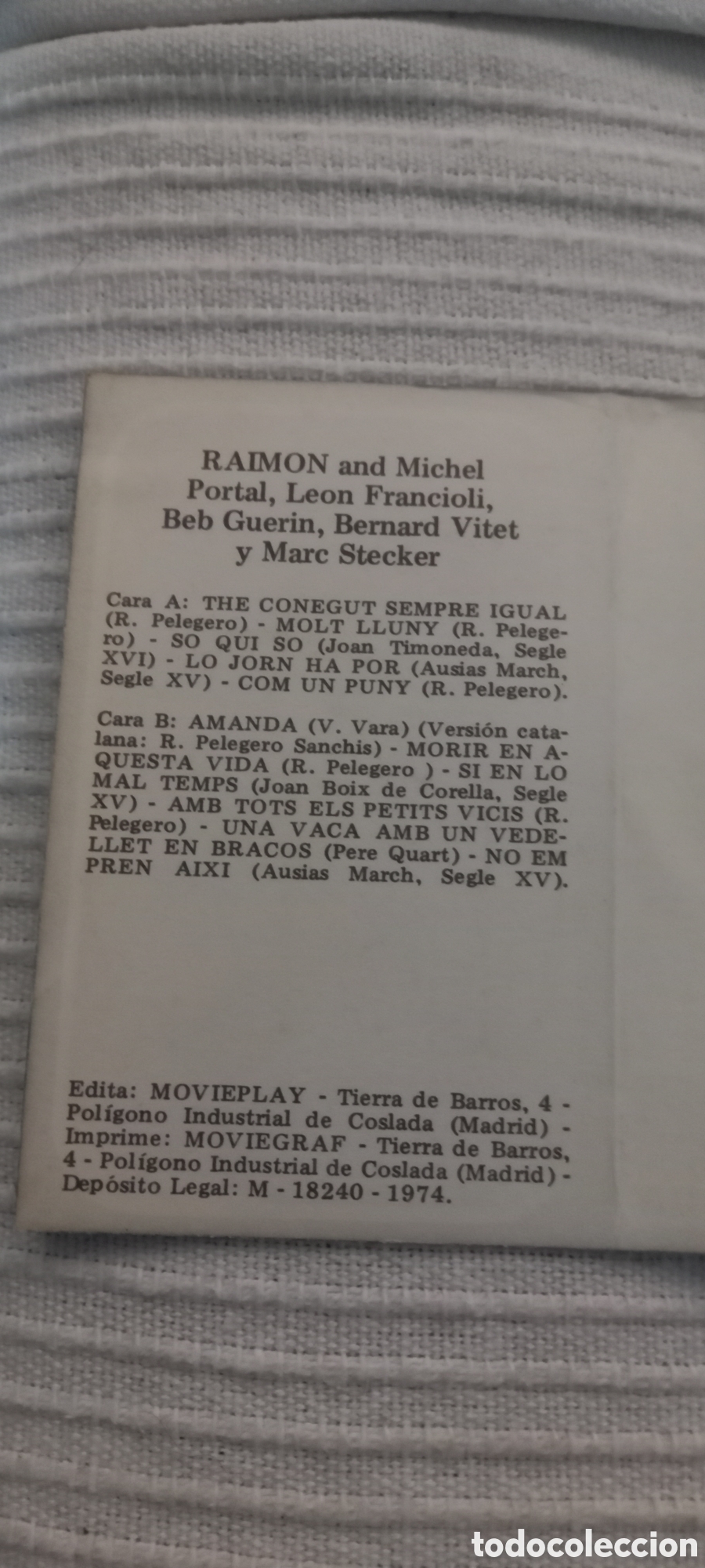 Casetes antiguos: Cassette de Raimon and Michel... - Foto 4