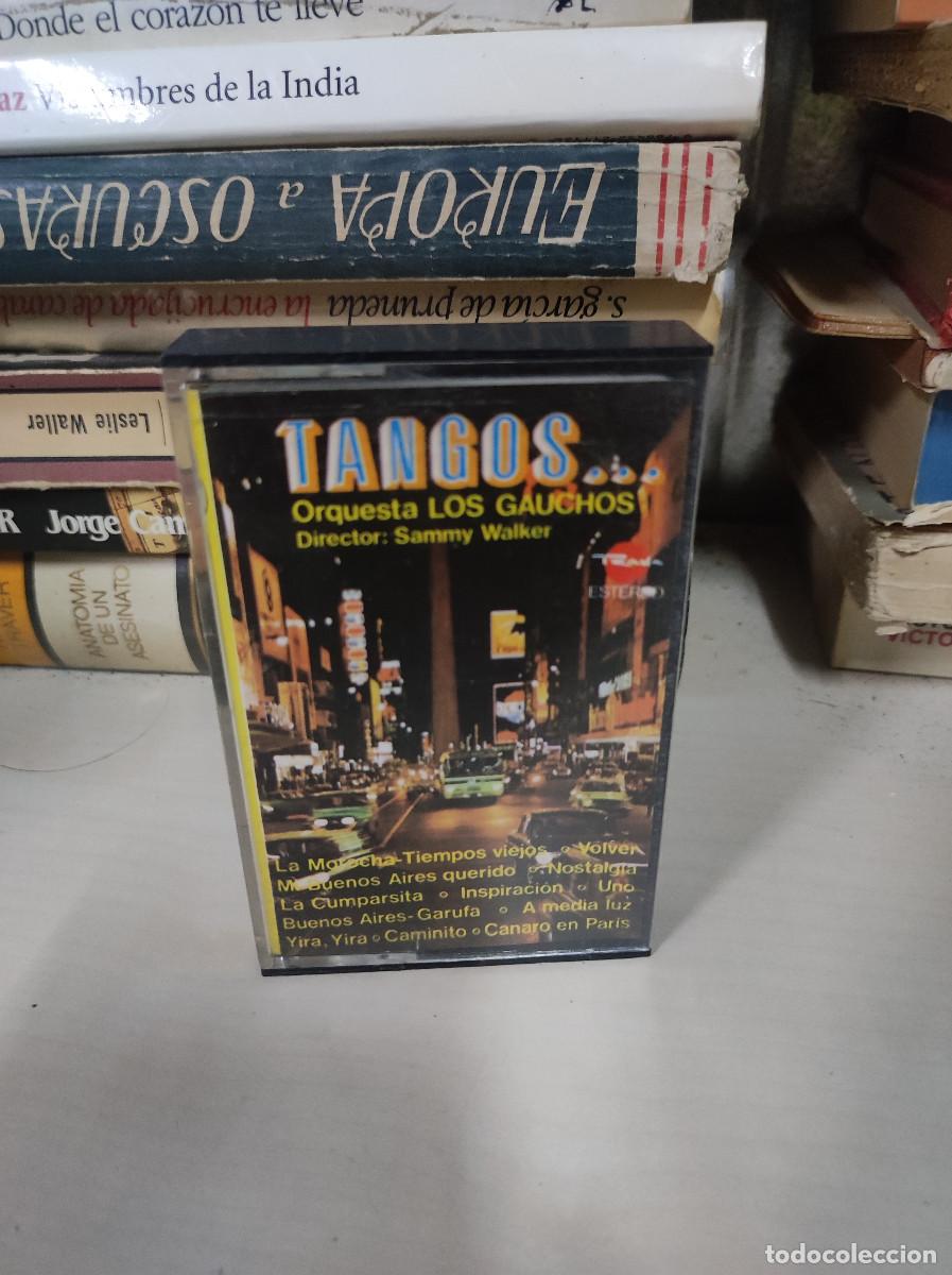 Casetes antiguos: TANGOS ORQUESTA LOS GAUCHOS SAMMY WALKER - Foto 3