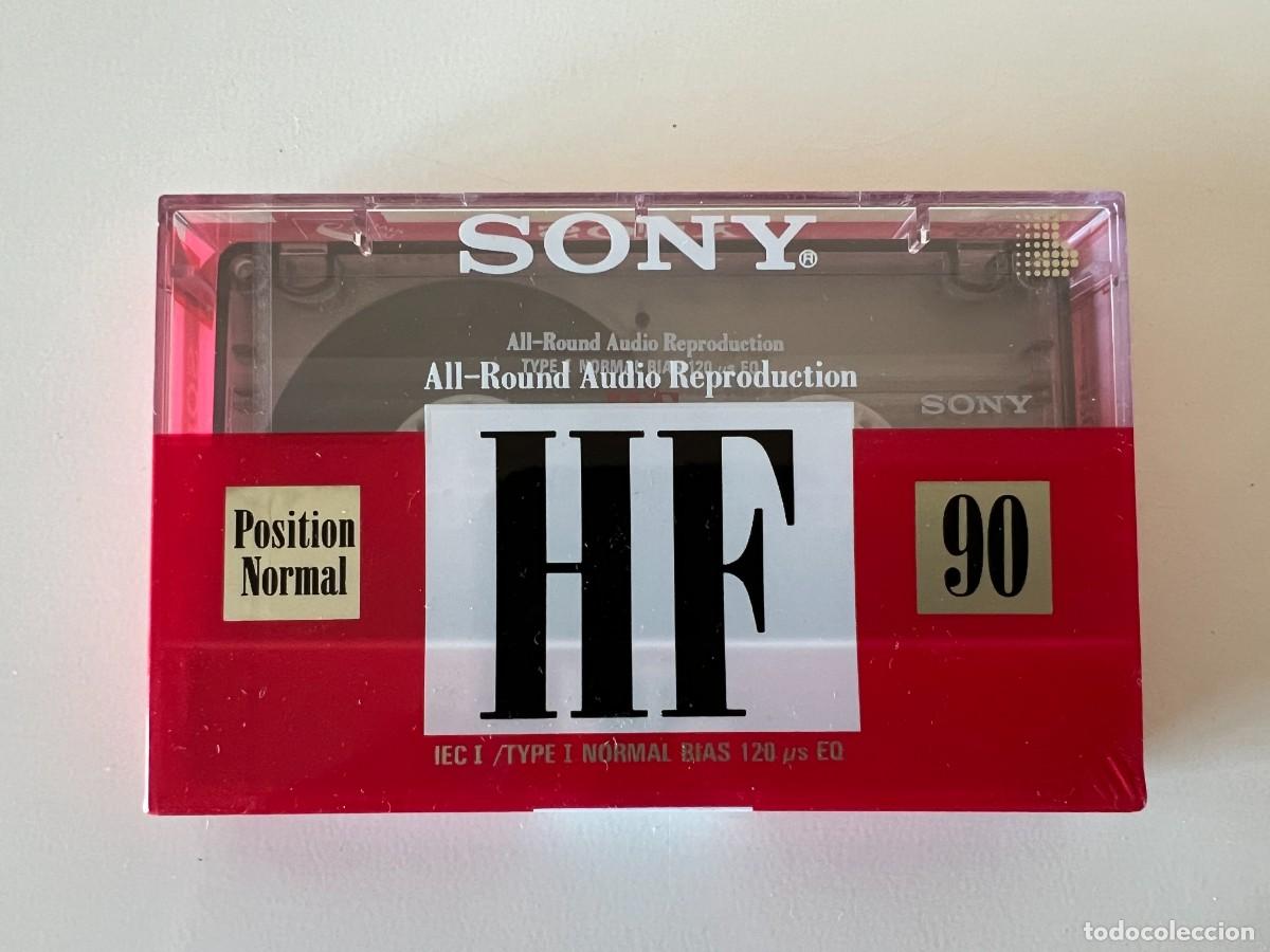 Casetes antiguos: CINTA CASSETTE PRECINTADA SONY HF 90 MINUTOS. PRECINTADA