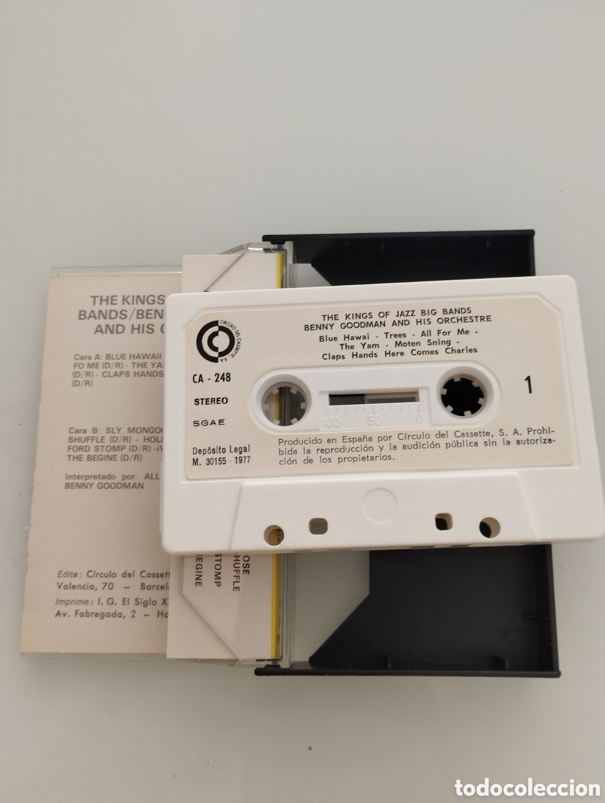 Casetes antiguos: Benny Goodman casete. - Foto 2