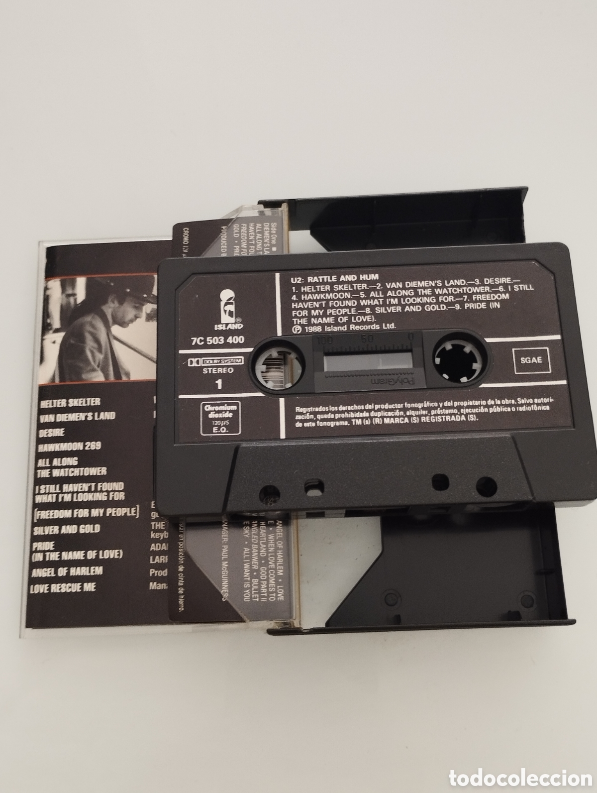 Casetes antiguos: Rattle and Hum, casete. - Foto 2