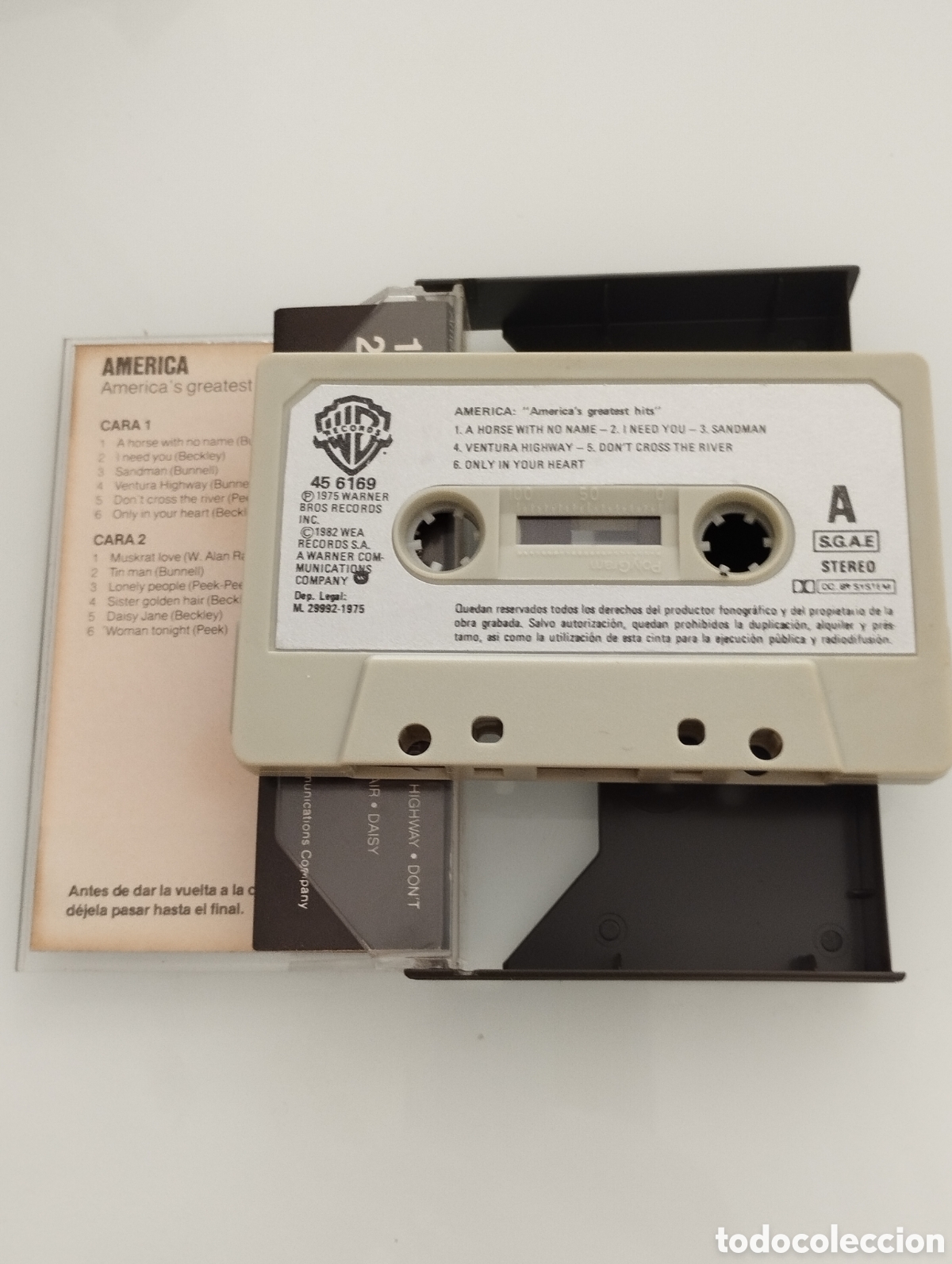 Casetes antiguos: Am&eacute;rica, Americas greatest hits - Foto 2