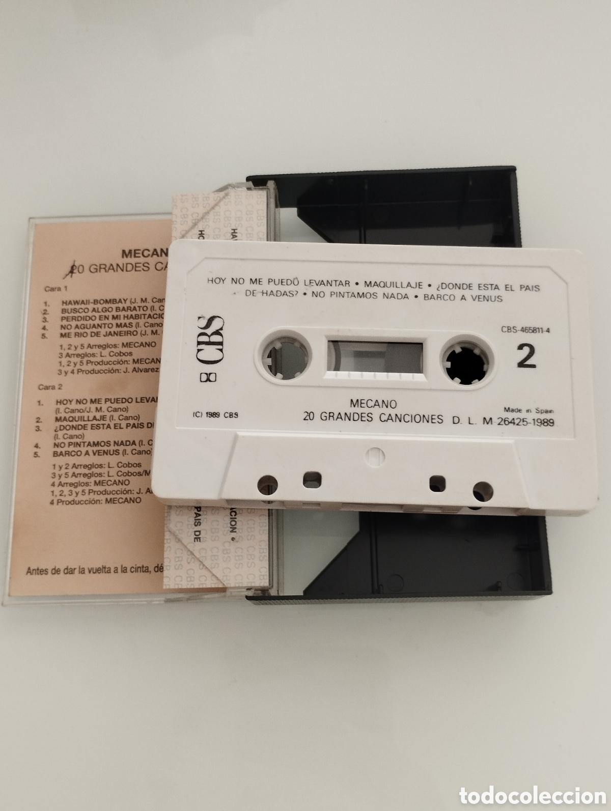 Casetes antiguos: Mecano, 20 grandes canciones. - Foto 2