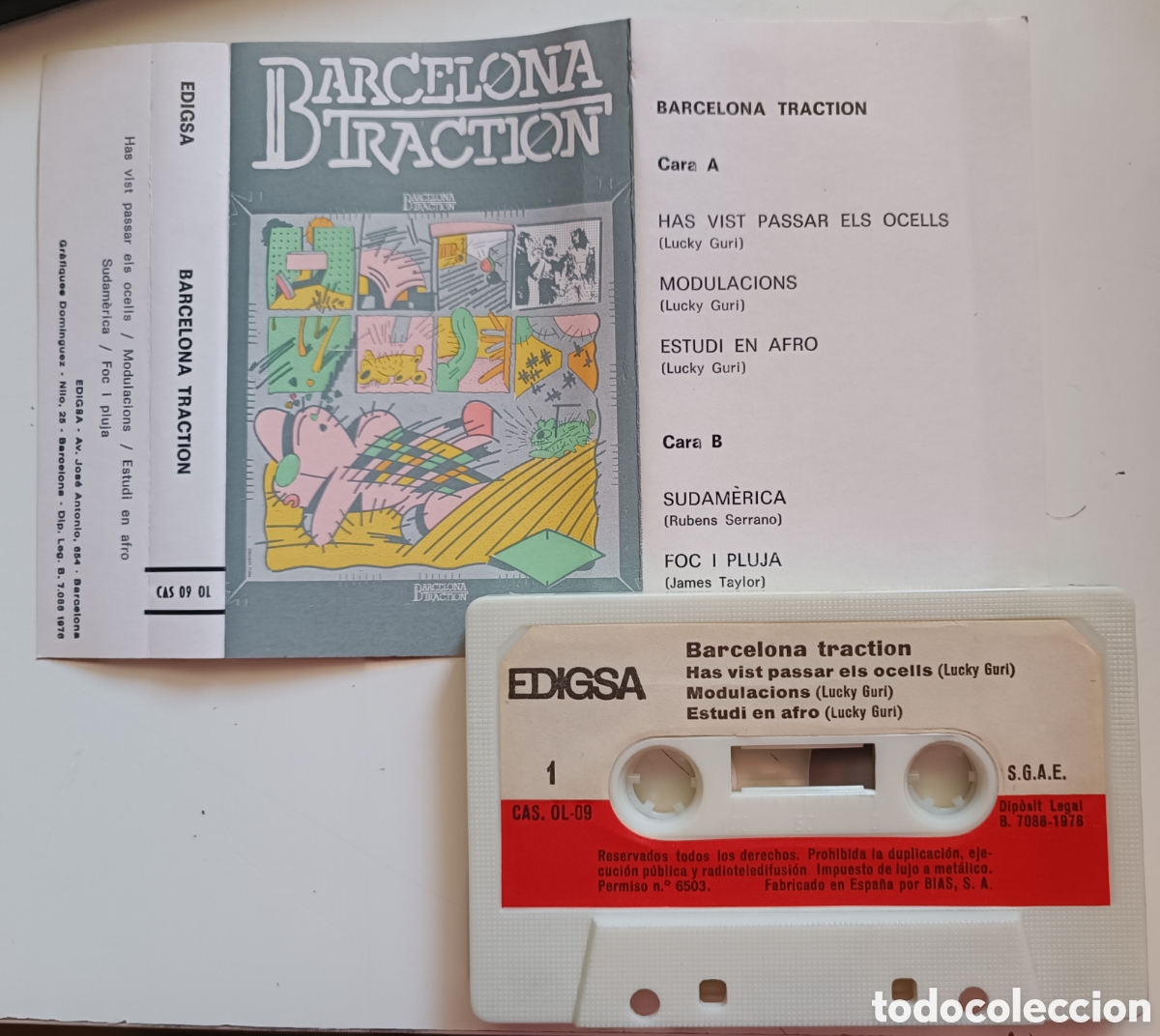 Alte Kassetten: BARCELONA TRACTION &lrm;&ndash; BARCELONA TRACTION -CASSETE 1976 - JAZZ, SOUL FUNK