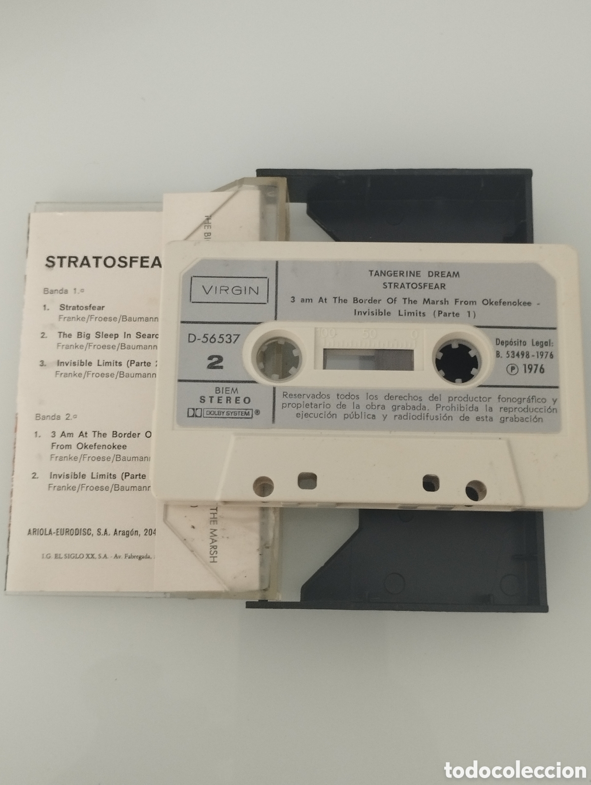 Casetes antiguos: Tangerine Dream statosfear. - Foto 2