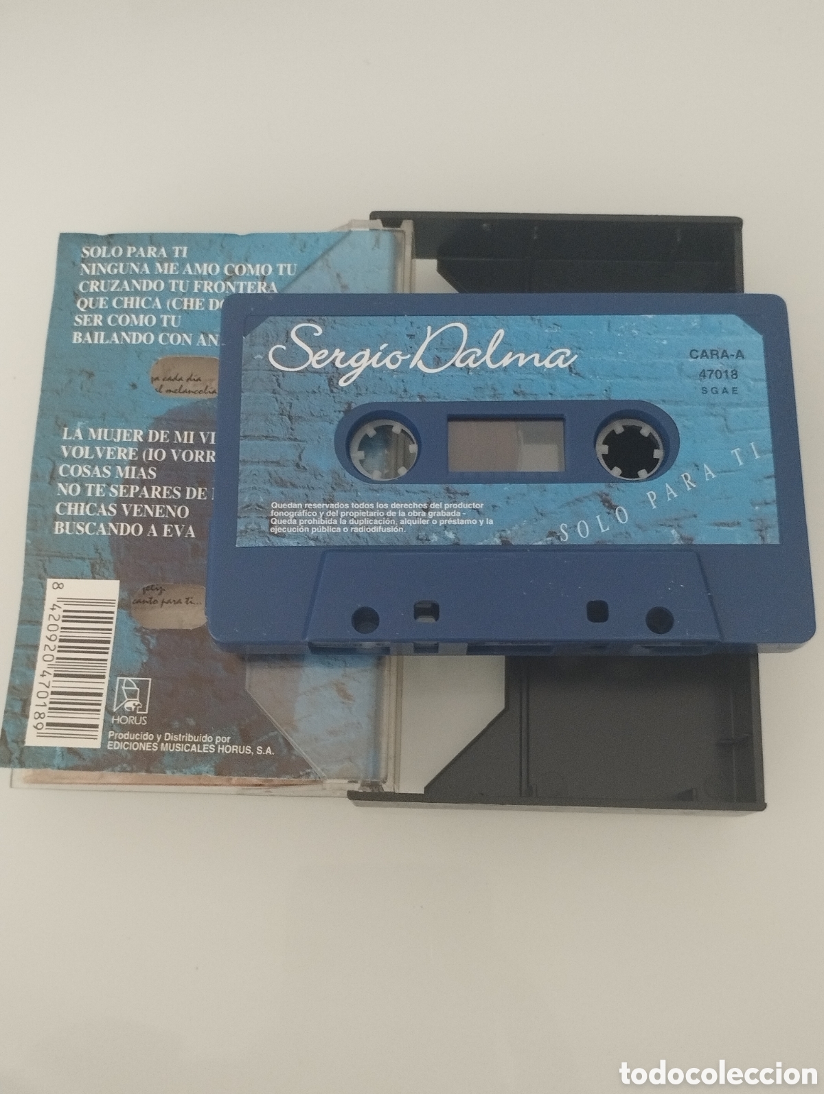 Casetes antiguos: Sergio Dalma, solo para ti. - Foto 2