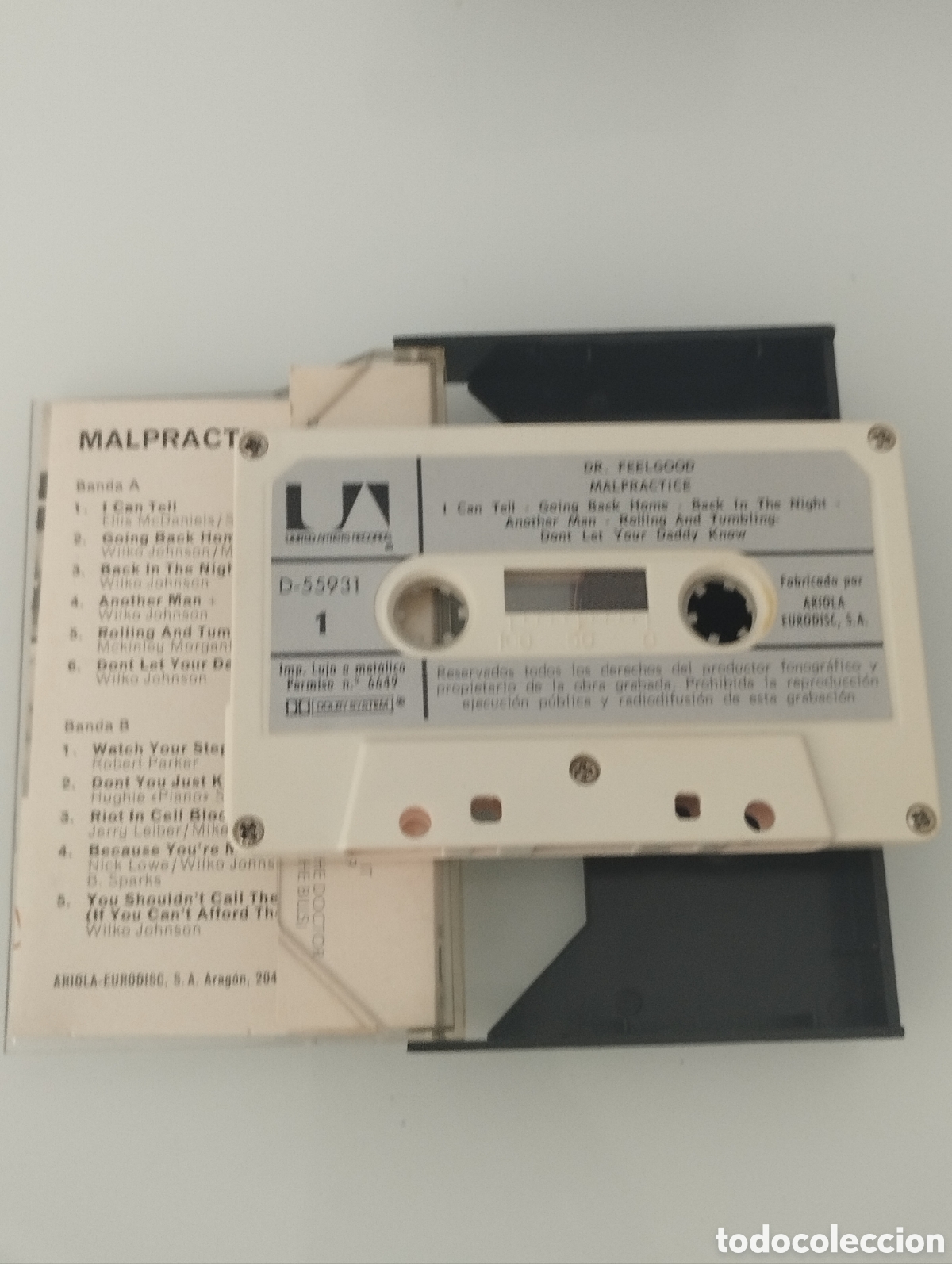 Casetes antiguos: Dr.Feelgood, casete. - Foto 2