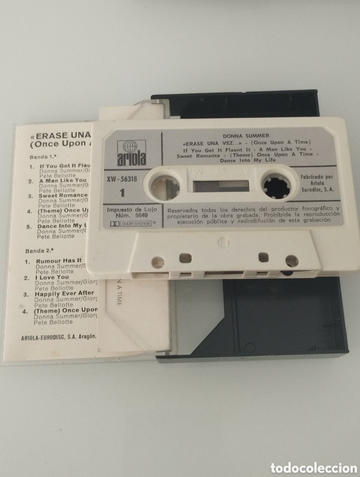 Casetes antiguos: Donna summer, casete - Foto 2