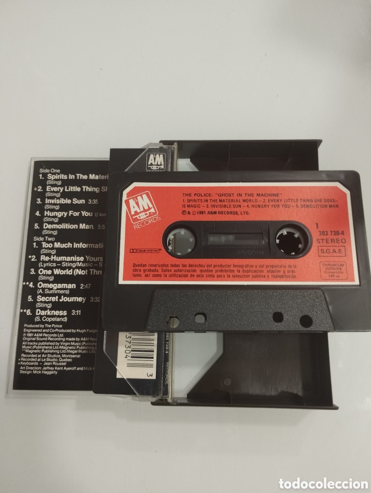 Casetes antiguos: THE Police Ghost in The machine. - Foto 2