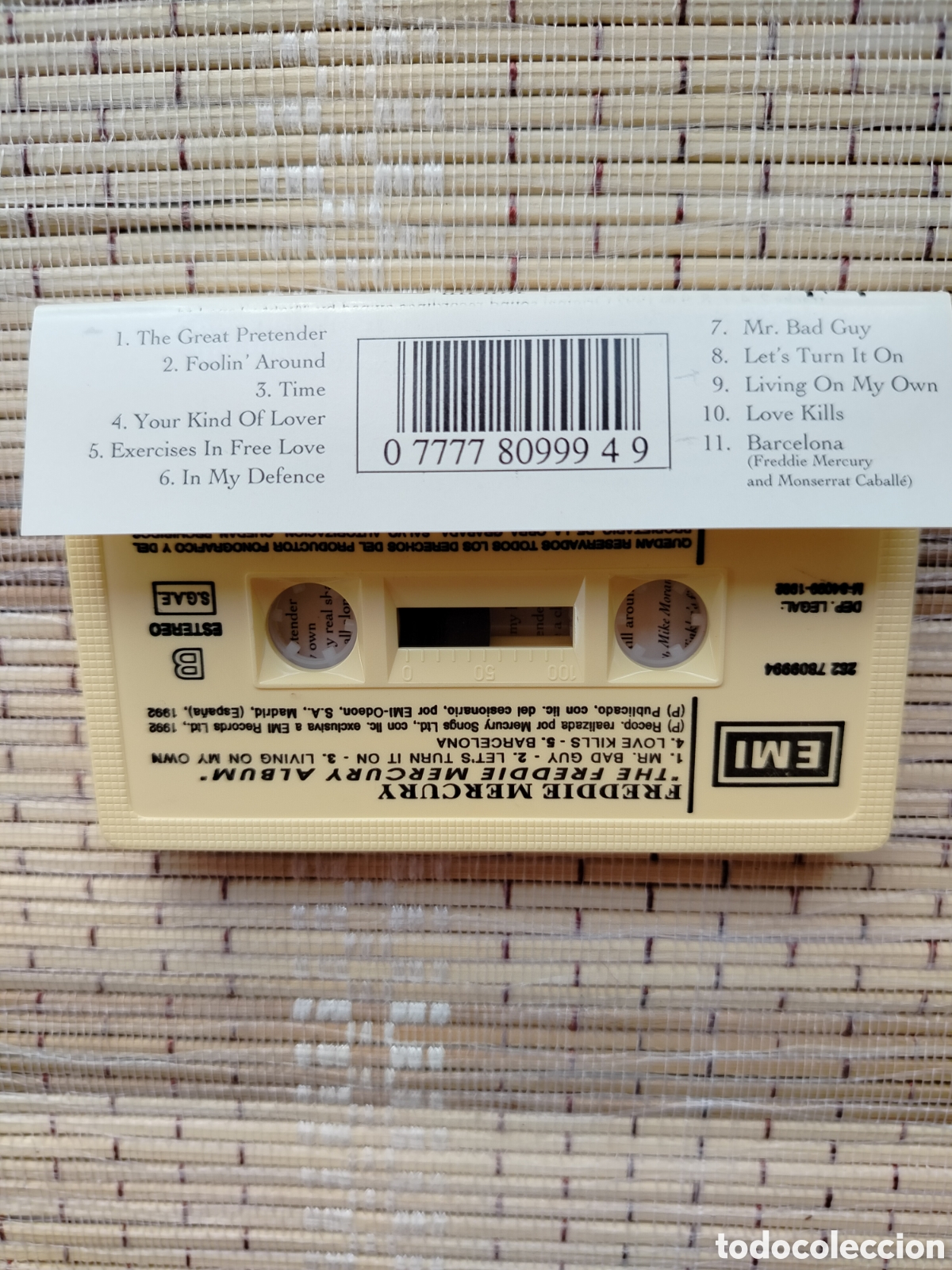 Casetes antiguos: Cassette Freddie Mercury - Foto 2