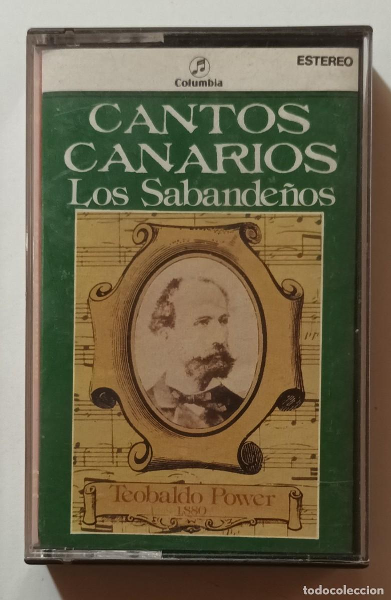 Casetes antiguos: CASSETTE - LOS SABANDE&Ntilde;OS - CANTOS CANARIOS - Foto 1