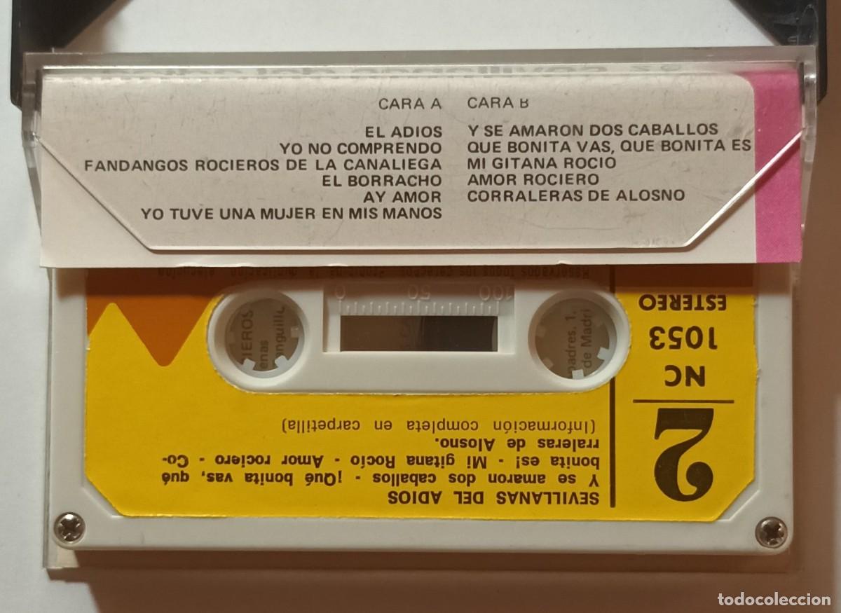 Casetes antiguos: CASSETTE - LOS COMPADRES - SEVILLANAS DEL ADIOS - Foto 2