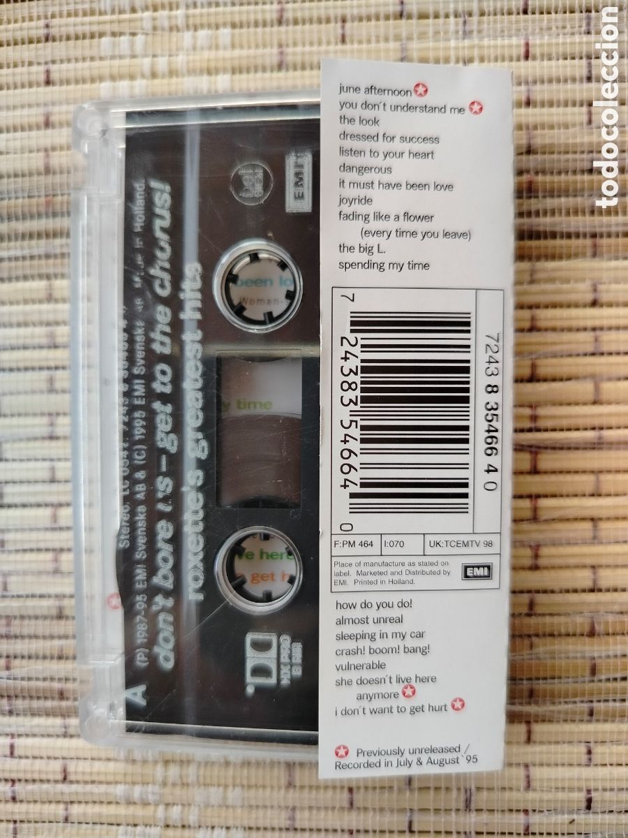 Casetes antiguos: Cass Roxette Greatest Hits - Foto 2