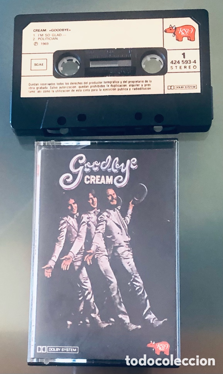 Casetes antiguos: The Cream: Goodbye (Estado: Impecable) - Foto 2