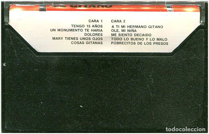 Casetes antiguos: Tony El Gitano - Sentimiento Gitano - Cassette Spain - Discosa CDC1011 - Precintado - Foto 2
