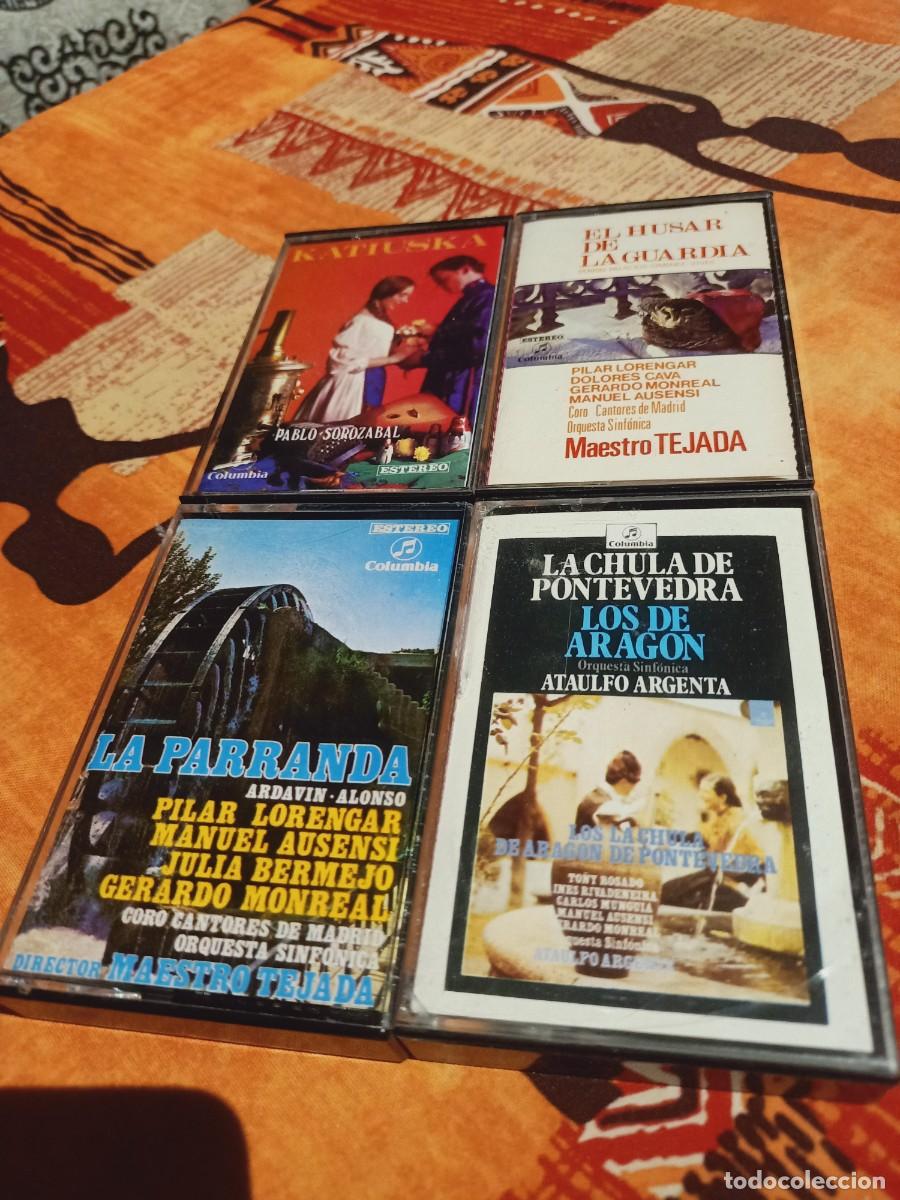 Casetes antiguos: LOTE DE 4 CASETES SERIE ZARZUELA. 1984