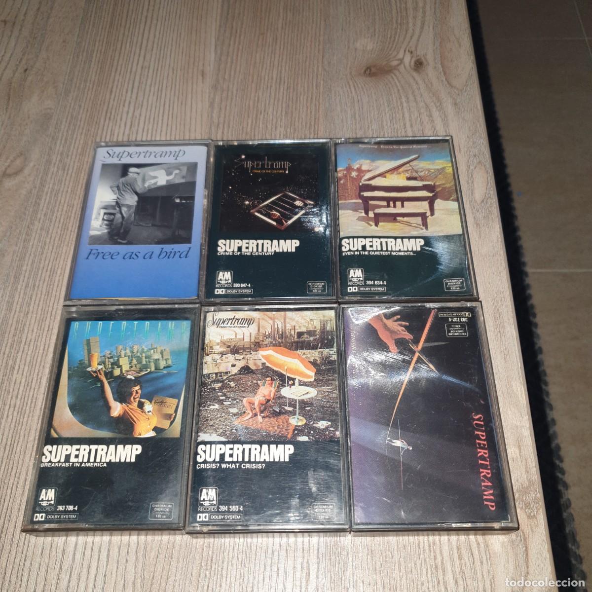 Casetes antiguos: 6 CINTAS CASETE SUPERTRAMP - Foto 1