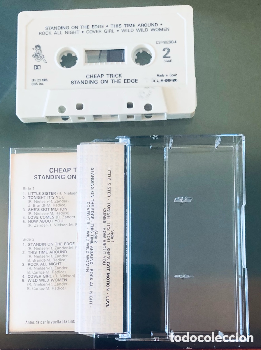 Casetes antiguos: Cheap Trick: Standing On The Edge - Foto 3