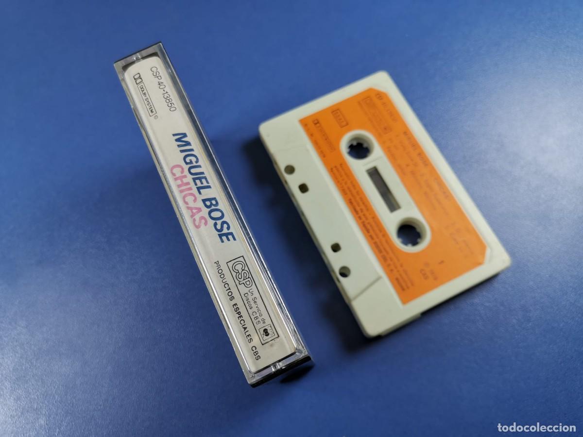Casetes antiguos: MIGUEL BOSE - CHICAS - CBS - CASSETTE - Foto 3