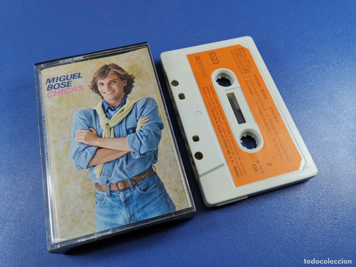 Casetes antiguos: MIGUEL BOSE - CHICAS - CBS - CASSETTE - Foto 1