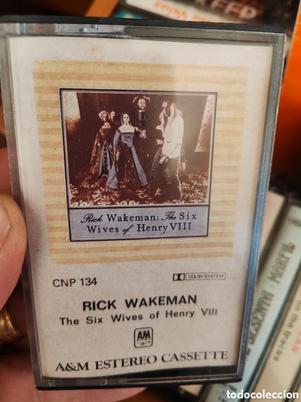 Casetes antiguos: Cassette Rick Wakeman The six waves - Foto 1