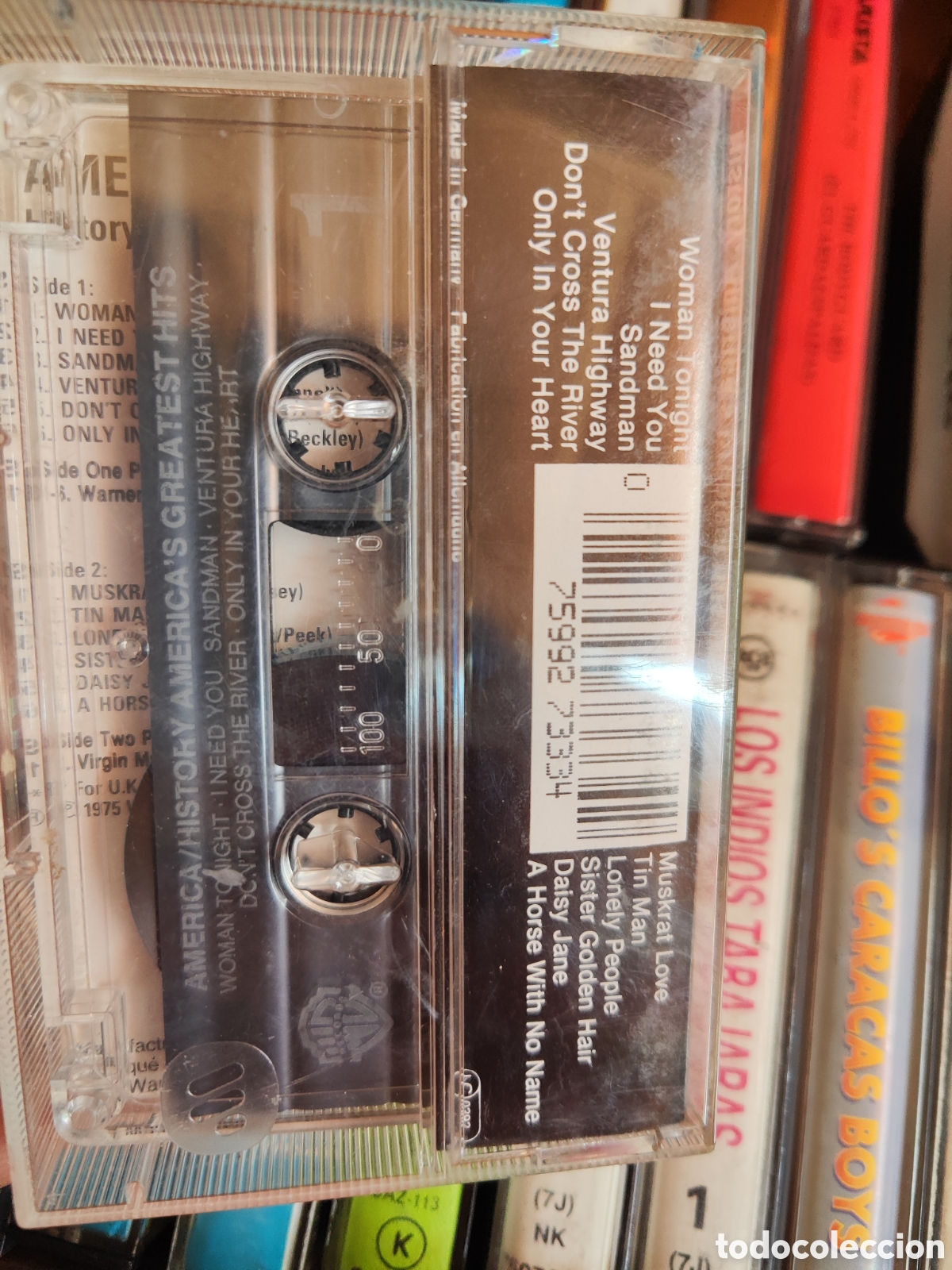 Casetes antiguos: Cassette Am&eacute;rica greatest hits - Foto 2