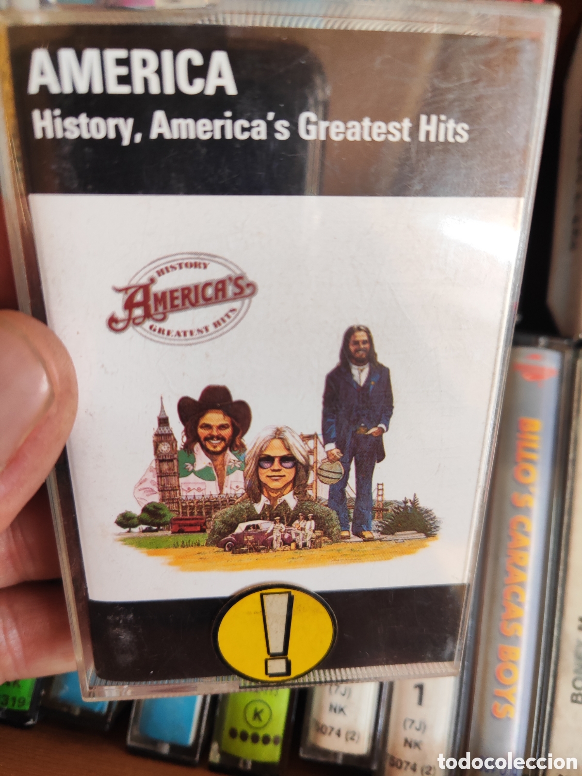 Casetes antiguos: Cassette Am&eacute;rica greatest hits - Foto 1