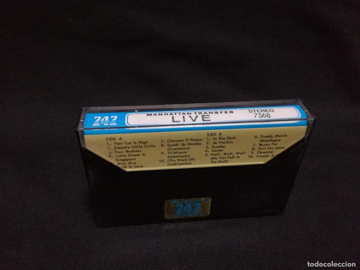 Casetes antiguos: CINTA - CASSETTE - CASET - MANHATTAN TRANSFER - LIVE (747) - Foto 2