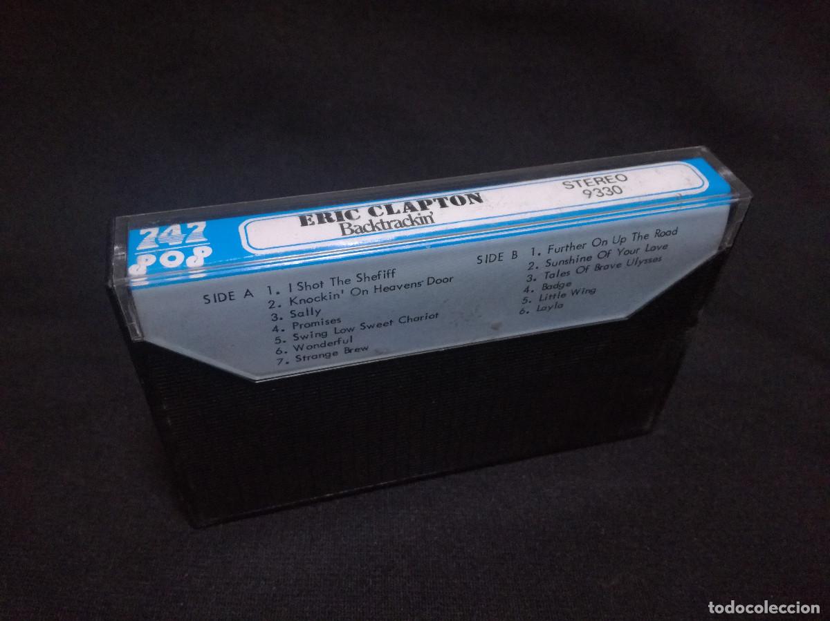 Casetes antiguos: CINTA - CASSETTE - CASET - ERIC CLAPTON - BACKTRACKIN (747 POP) - Foto 3