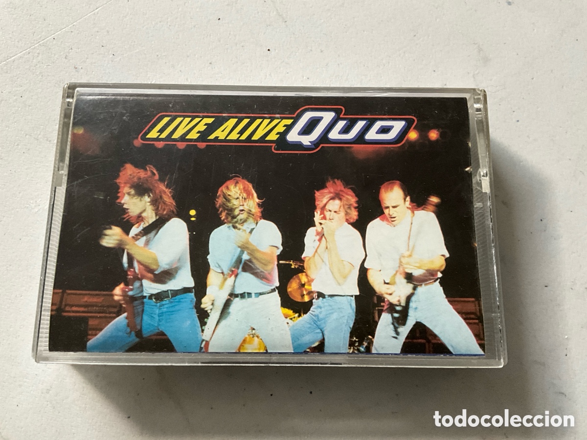Casetes antiguos: Cassette LIVE ALIVE QUO - Foto 1
