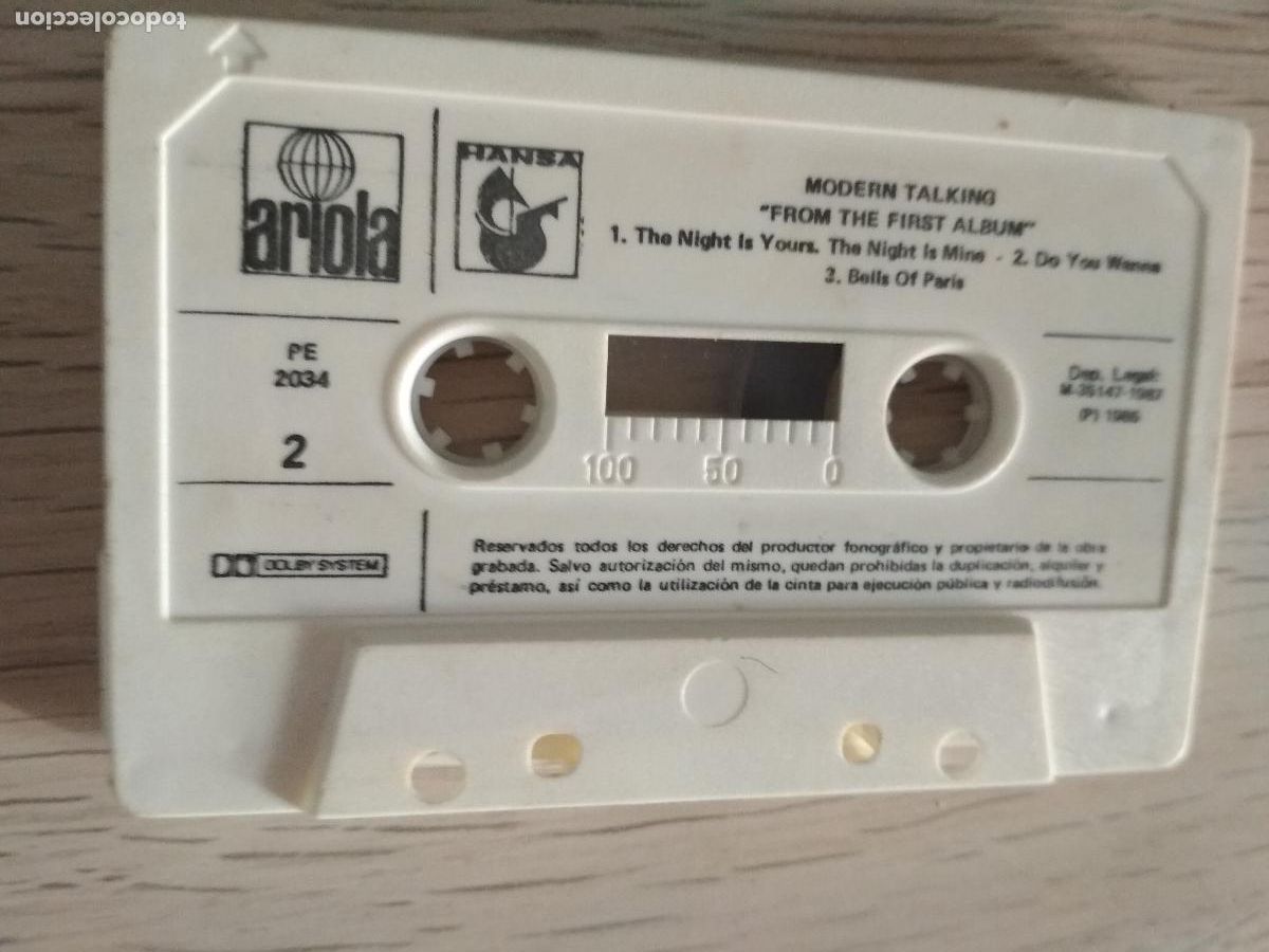Casetes antiguos: MODERN TALKING FROM RHE FIRST AL BUM, 1987, ED ESPA&Ntilde;OLA - Foto 4